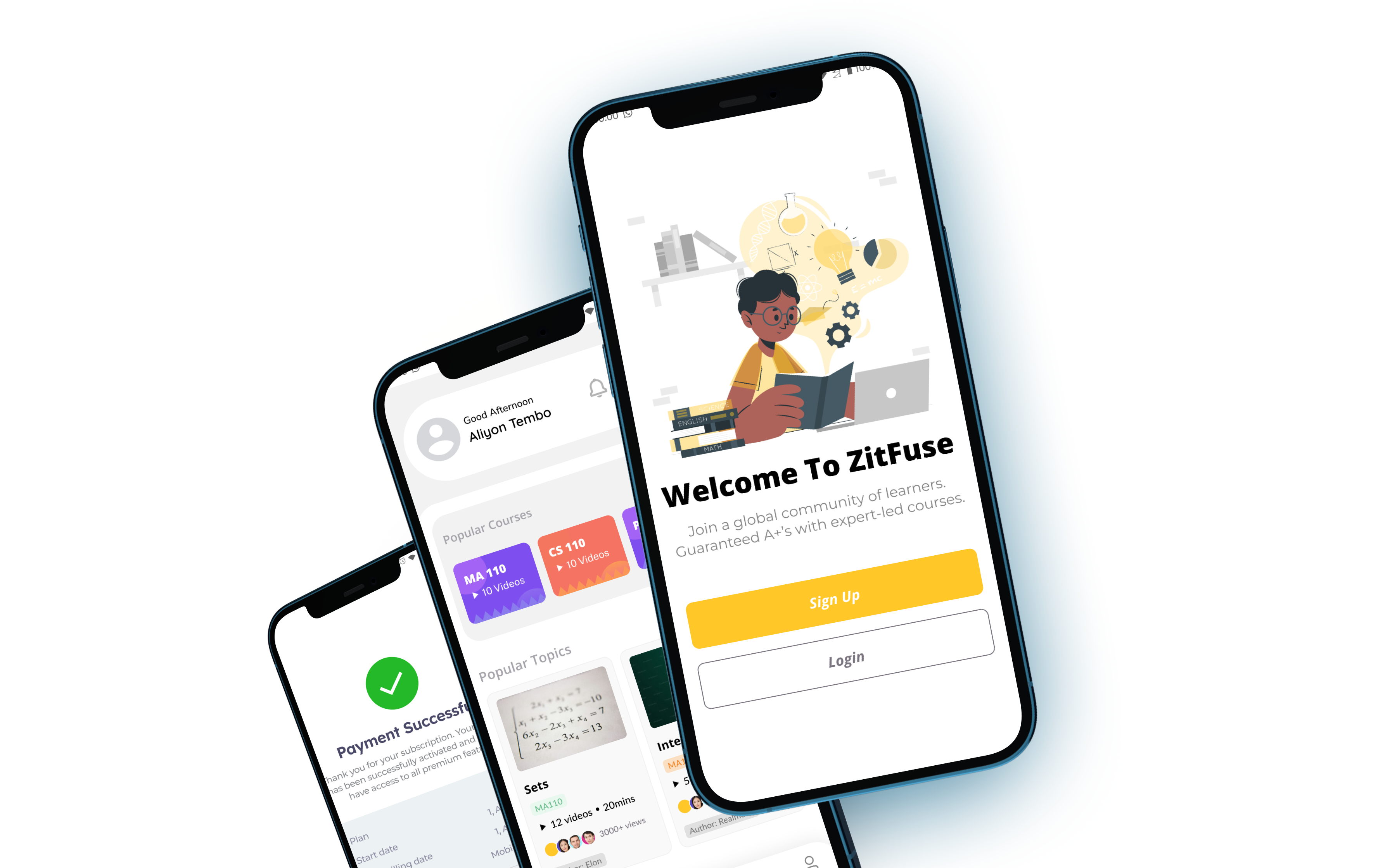 ZitFuse Mobile App Redesign